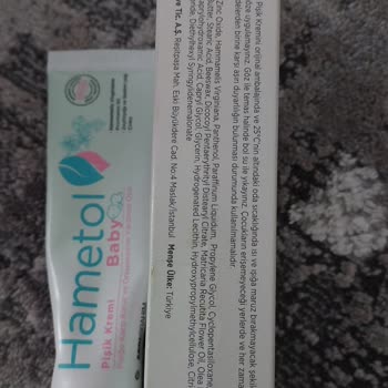 Hametol Pişik Kremi Ciddi Alerjik Reaksiyona Ve Güvenlik Endişesine Yol Açtı