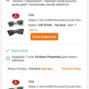 Trendyol Zzla Eksik Ürün