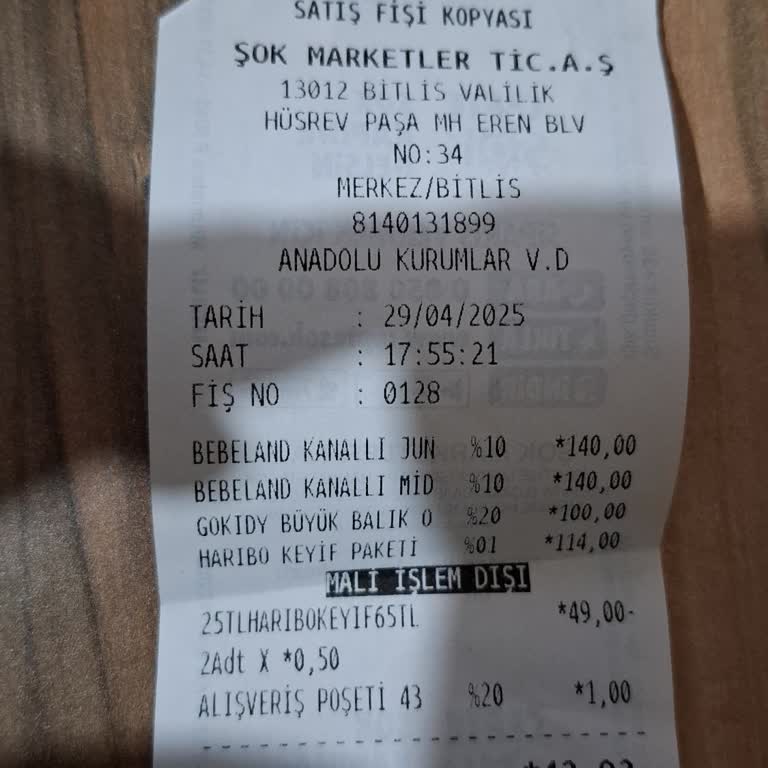 Şok Mağazada Etiket Ve Kasa Fiyatı Farkı Sürekli Yaşanıyor