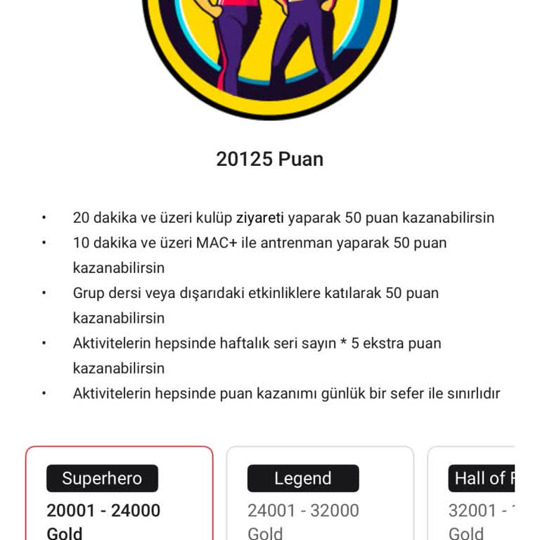 Mars Athletic Club - Mac Uygulamasında Kulüp Ziyaretinden Puan Alamama Sorunu