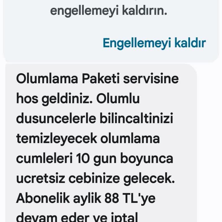 Bilgim Dışında 9222 Aboneliğiyle Mağdur Edildim