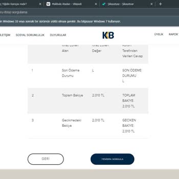 Garanti Bankası Yanlış Borç Bildirimi KKB Puanımı Olumsuz Etkiliyor