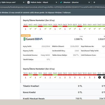 Garanti Bankası Yanlış Borç Bildirimi KKB Puanımı Olumsuz Etkiliyor
