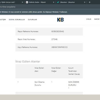 Ödenmiş Borcun Hatalı Görüntülenmesi Nedeniyle Kredi Notum Olumsuz Etkileniyor