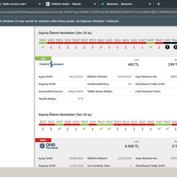 Ödenmiş Borcun Hatalı Görüntülenmesi Nedeniyle Kredi Notum Olumsuz Etkileniyor