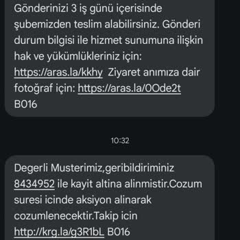 Evde Olmamıza Rağmen Kargo Teslim Edilmedi Ve Yanıltıcı Mesaj Geldi