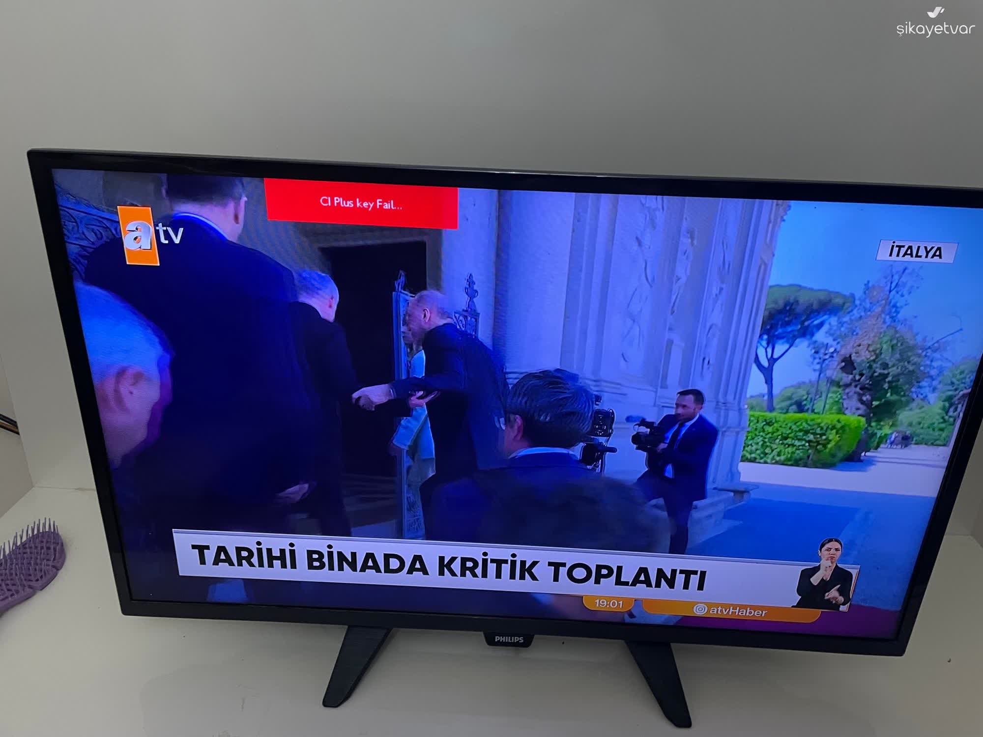 PHILIPS TV Philips Televizyonda CL Plus KEY Hatası Ve Çözüm Talebi