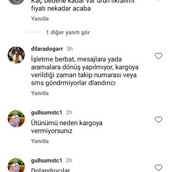 Bymerveozen Giyim'den Sipariş Sonrası Hizmet Sorunu Yaşadım