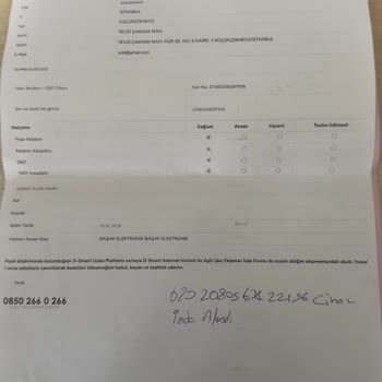 Kapatılan D Smart İnternet Hizmeti İçin Haksız Faturalandırma Ve Modem Ücreti Talebi