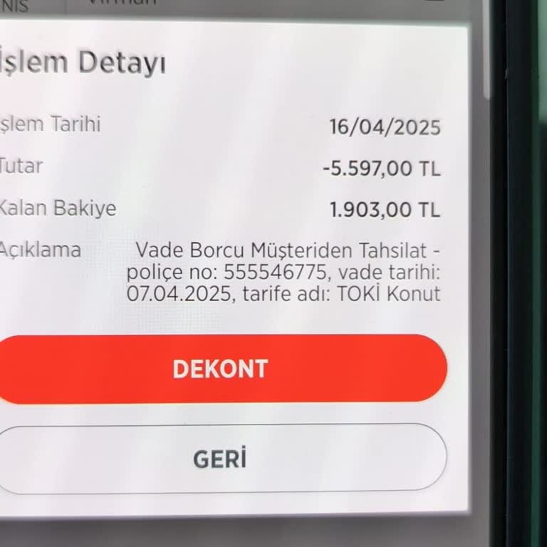 Bilgim Dışında Yapılan Yüksek Tutarlı Kesinti Ve Bilgilendirme Eksikliği