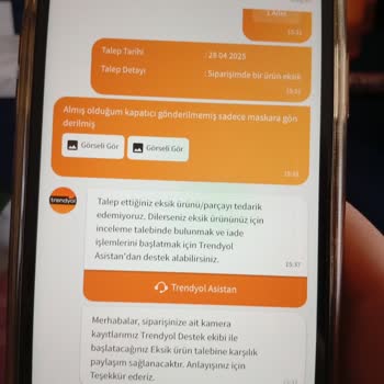 Eksik Gönderilen Ürün Ve Müşteri Mağduriyeti