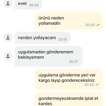 Letgo'dan Aldığım Ürün Teslim Edilmedi, İade Talebime Dönüş Yapılmıyor