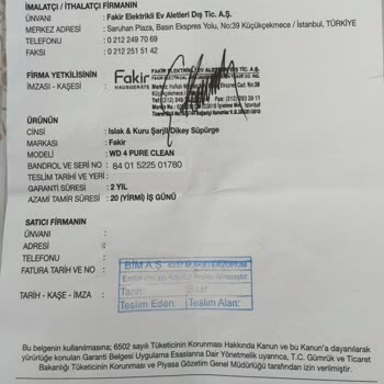 Fakir Wd 4 Süpürge Su Bırakıyor, Çekim Gücü Zayıf Ve Servis Çözüm Sunmuyor