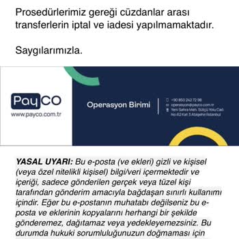 Yanlış Kişiye Giden Para Geri İade Edilmiyor!
