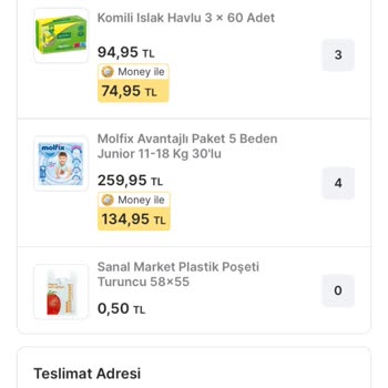 Sepet İndirimi Kampanyası Tutarı Yansıtılmadı, İade Talebi