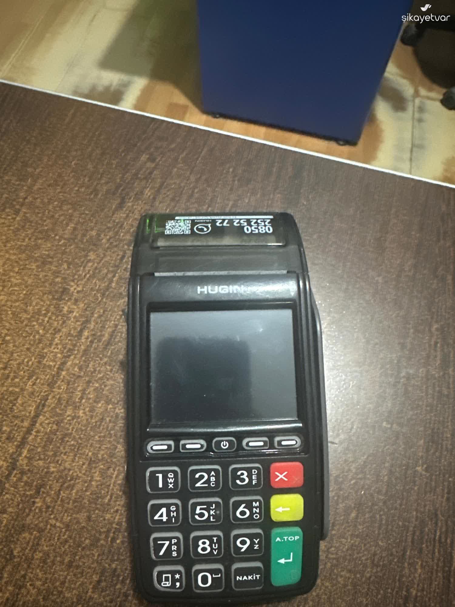 Hjgin Hugin Ödeme Sistemleri Satın Aldığımız Hugin T300 Yazar Kasa POS Cihazı ...
