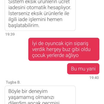Çocuk Menüsünde Oyuncak Eksik, İade Talebim Var!