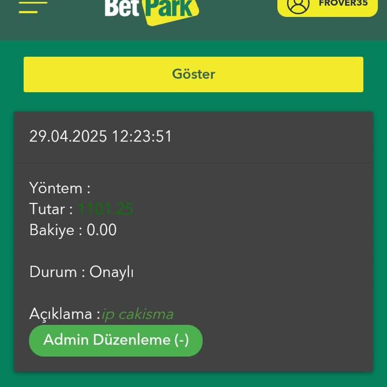 Betpark Kazandığım Parayı İptal Ettiler, Mağdur Oldum