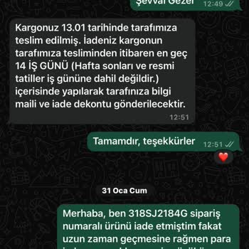 İade Sürecinde Gecikme Ve Yanlışlık Nedeniyle Mağduriyet
