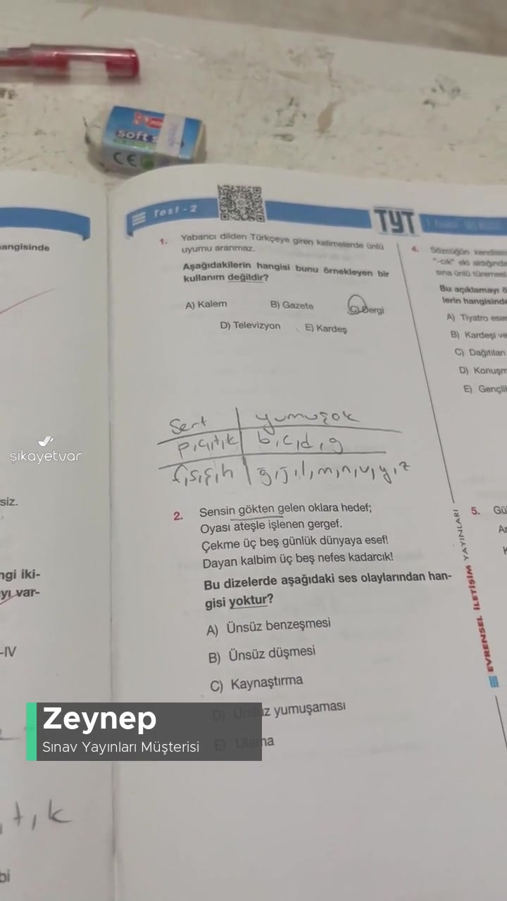 Sınav Yayınları QR İşlem Hatası videonun kapak resmi