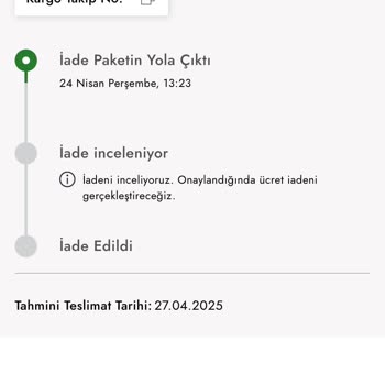 Aras Kargo İade Sürecinde Kod Verilmedi, Kargom Kayboldu