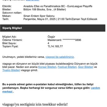 Yanlış Maç Tarihi Nedeniyle Mağduriyet Ve İade Sorunu