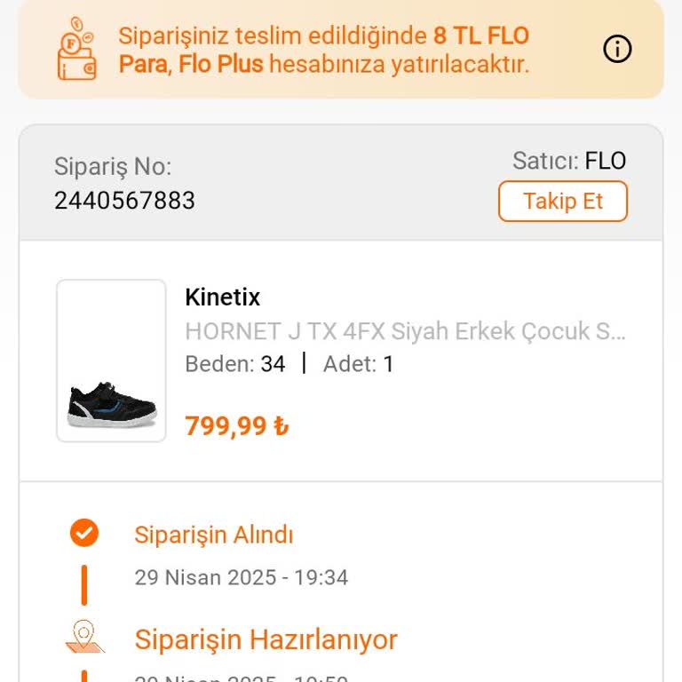 FLO'dan 1 Alana 1 Bedava Kampanyasında İptal Sorunu Yaşadım