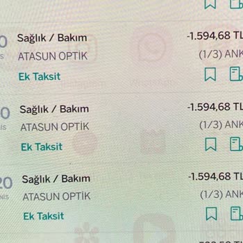Atasun Optik Uygulamasında Ödeme Ve İade Sorunu Yaşadım