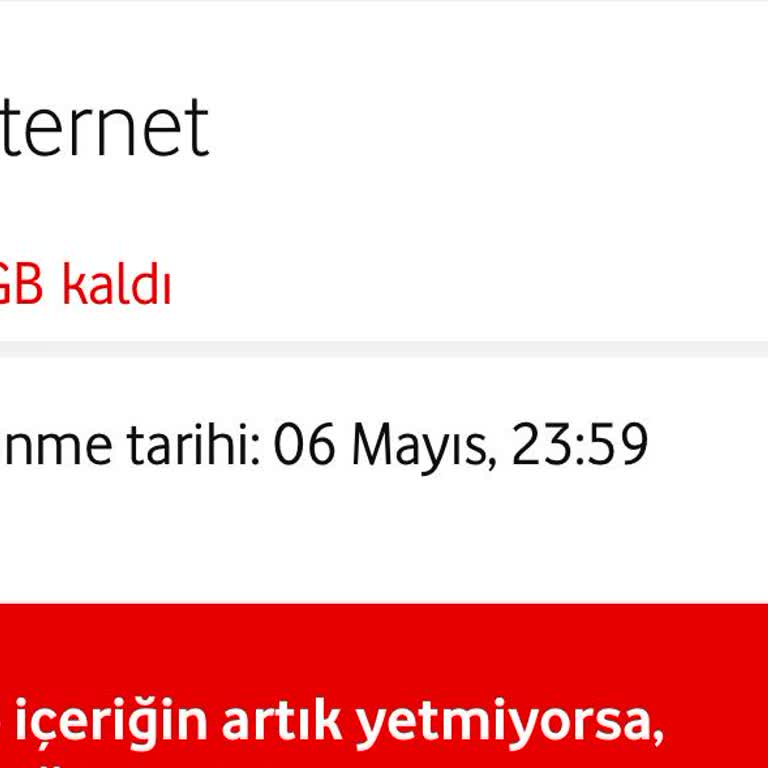 İnternet Paketinde Ani Düşüş Ve Yetersiz Müşteri Hizmeti
