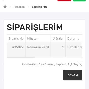 Siparişten Sonra Ürünün Gönderilmemesi Ve İletişim Sorunu