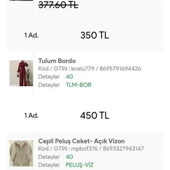 Bir Aydır Teslim Edilmeyen Sipariş Ve Bilgilendirme Eksikliği