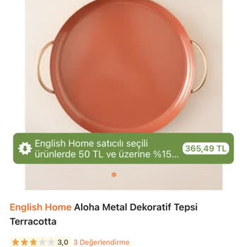 Sipariş Edilen Tepsi Görselden Tamamen Farklı Geldi, Güven Sarsıldı