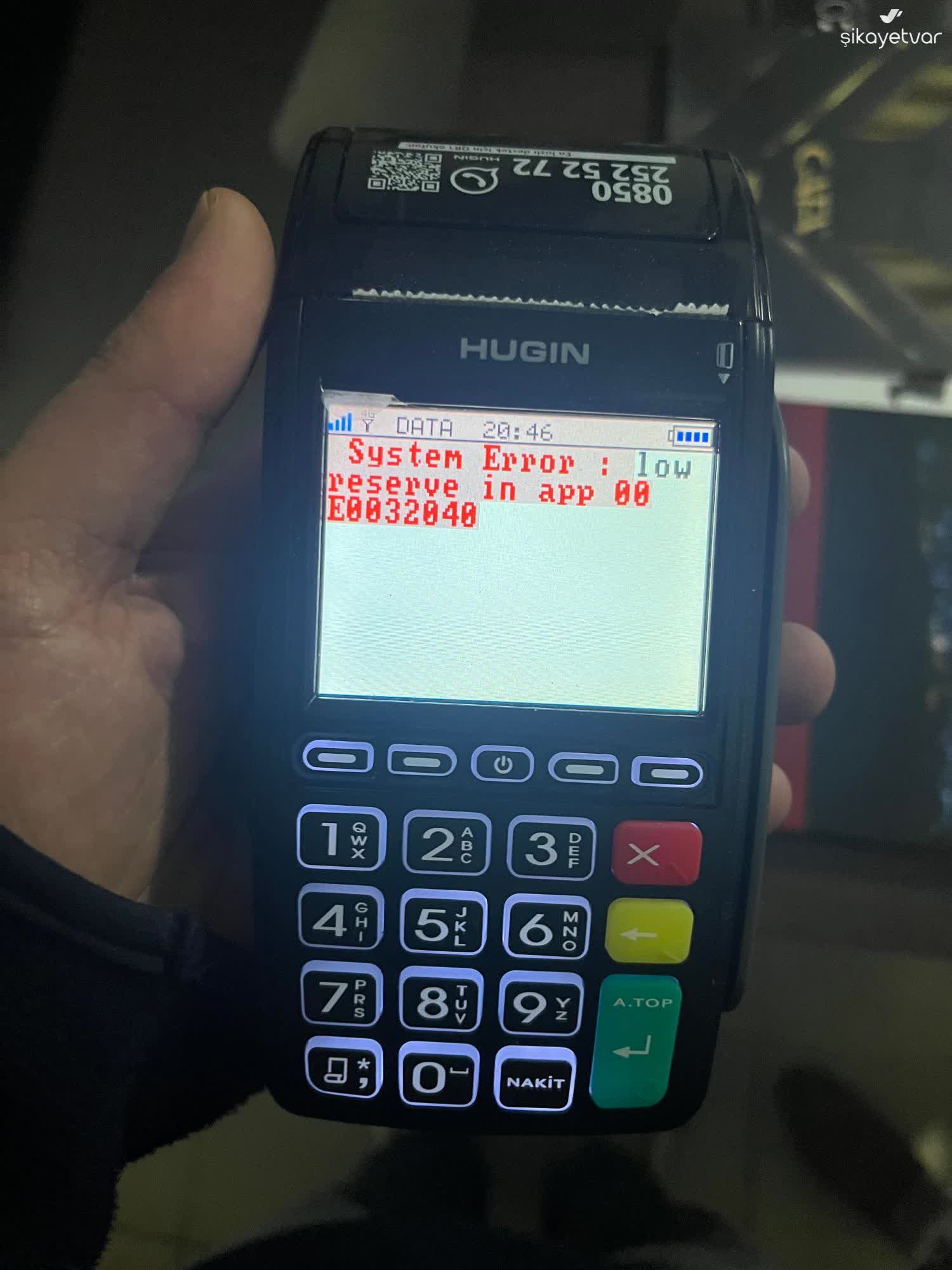 Hjgin Hugin Ödeme Sistemleri Hugin Yazar Kasa Pos Gün Sonu Hatası Ve Müşteri ...