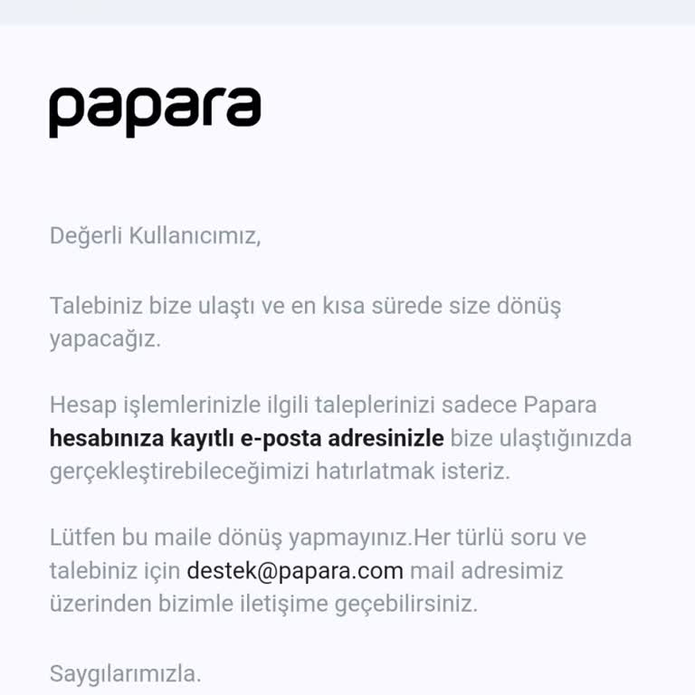 Papara ve Epttavm'den Sürekli Geciken İşlemler Nedeniyle Mağduriyet