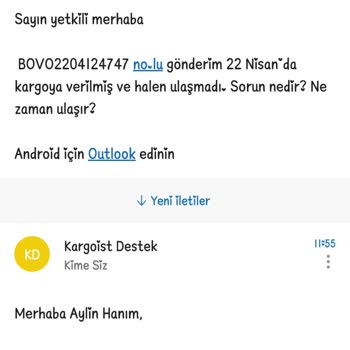 Kargom Kayboldu, Onayım Olmadan Ücret İadesi Yapıldı, Mağdur Edildim