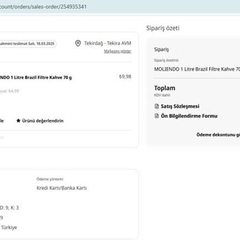 Siparişim 1.5 Aydır Gelmedi Kuponum Kısıtlandı Çözüm Sunulmuyor