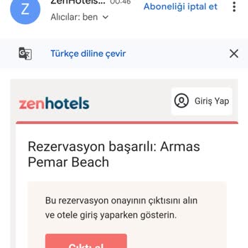 Trivago ve Zen Otels Üzerinden Yapılan Rezervasyonum Otelde Görünmüyor