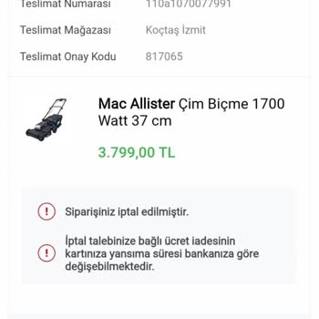 Kampanyalı Ürünüm Stok Yok Denilerek İptal Edildi, Puanım Da Gitti!