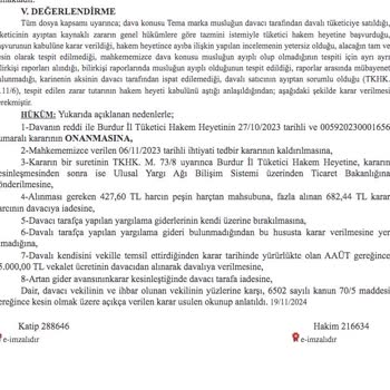 Tema Marka Musluk Patladı, Mahkemede Gizli Ayıplı Olduğu Tescillendi