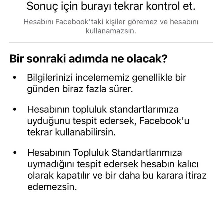 Instagram Hesabımın İncelenme Süreci Uzadı, Sonuç Bekliyorum