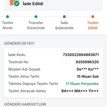 İade Sürecinde Yaşanan Karışıklık Nedeniyle Mağduriyet