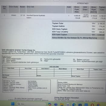 Adidas Ayakkabıda Hızlı Renk Solması Ve İade Sorunu