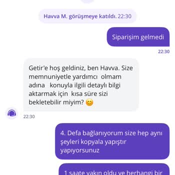 Getir Siparişim Teslim Edilmeden Teslim Edildi Görünüyor