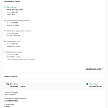 Kargo Teslimat Süresi Hakkında Yanıltıcı Bilgi Ve Dağıtıma Çıkmayan Kargo