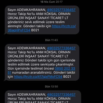 Teslimat Gecikmeleri Ve Eksik Parçalar Nedeniyle Mağduriyet Yaşadım