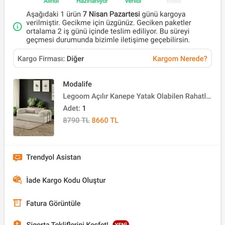 Kanepe Teslimatı Sürekli Erteleniyor, Mağdur Edildim