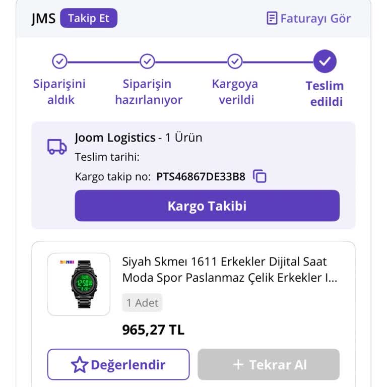 Siparişim Bir Aydır Kargoda Bekliyor İade De Yapılmıyor