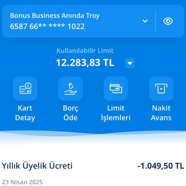 Kullanılmayan Kredi Kartı İçin Haksız Yıllık Aidat Kesintisi Mağduriyeti