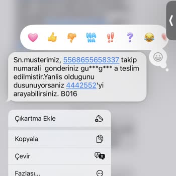 Kargom Teslim Edilmedi, Şube İle İletişim Kuramıyorum