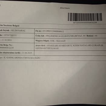 Bir Kez Giyilen Nike Kramponda Erken Aşınma Ve Mağaza İlgisizliği